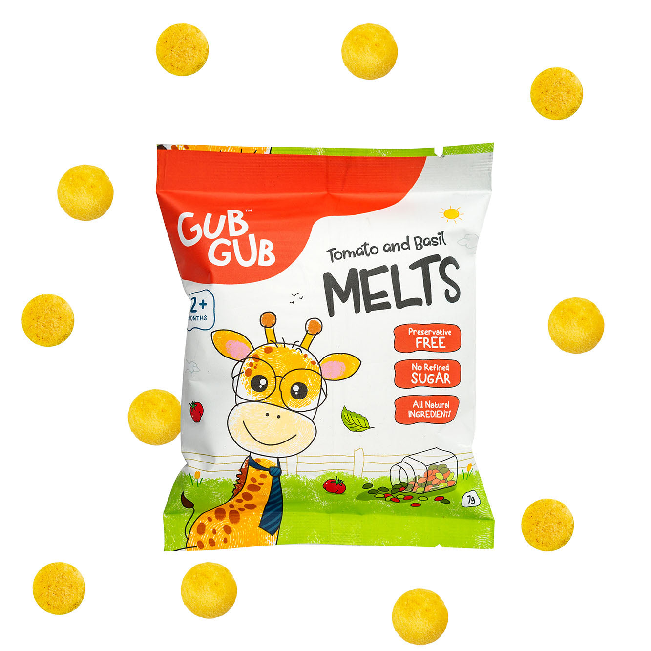 Melts - Tomato & Basil, Pack Of 4